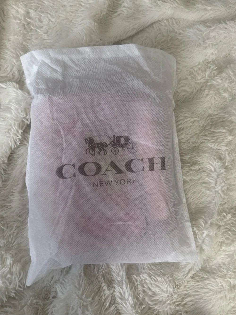 Coach Pink Signature Chain Shoulder Bag with Gold Hardware